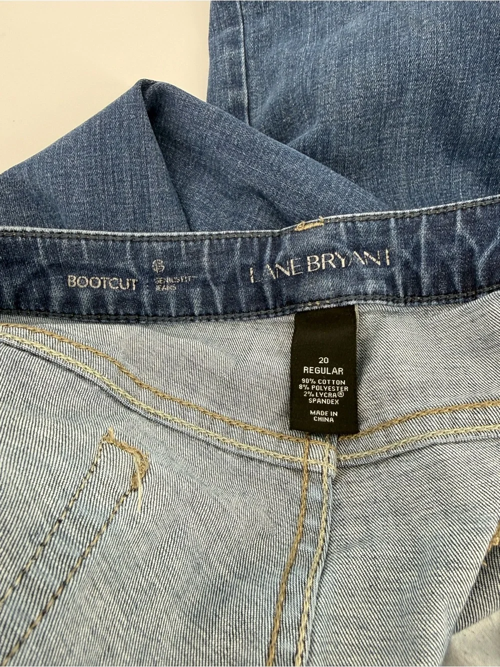 Lane‎ Bryant Medium Blue Bootcut Jeans